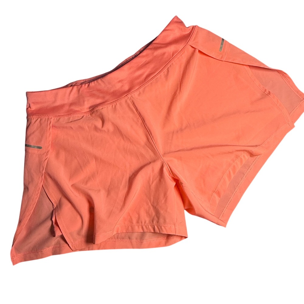 Avia‎ Women's Running Shorts Medium Mystic Neon Coral Orange Liner Reflective